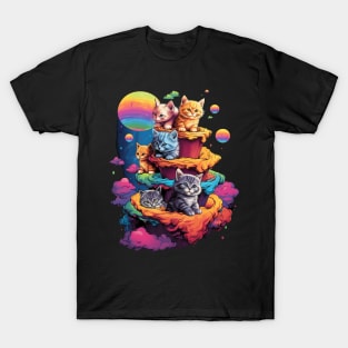 Galaxy Cat Cake T-Shirt